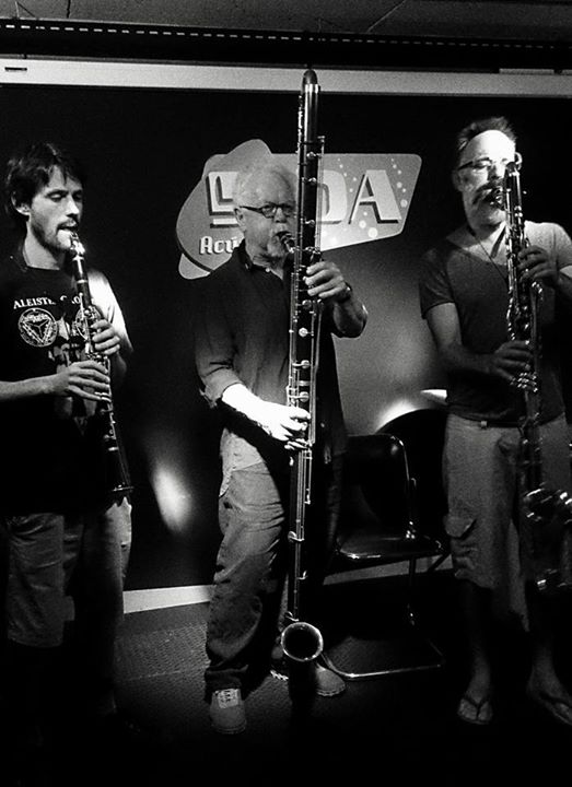 Christer Bothén - contrabass clarinet; Luiz Rocha - bass clarinet; El Pricto - clarinet